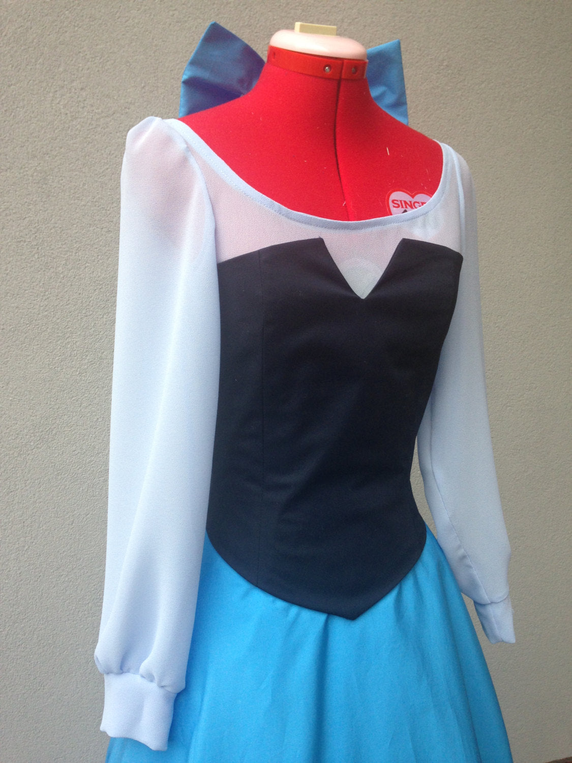 Ariel Little Mermaid blue dress MJcostume Ariel Little Mermaid blue dress MJcostume