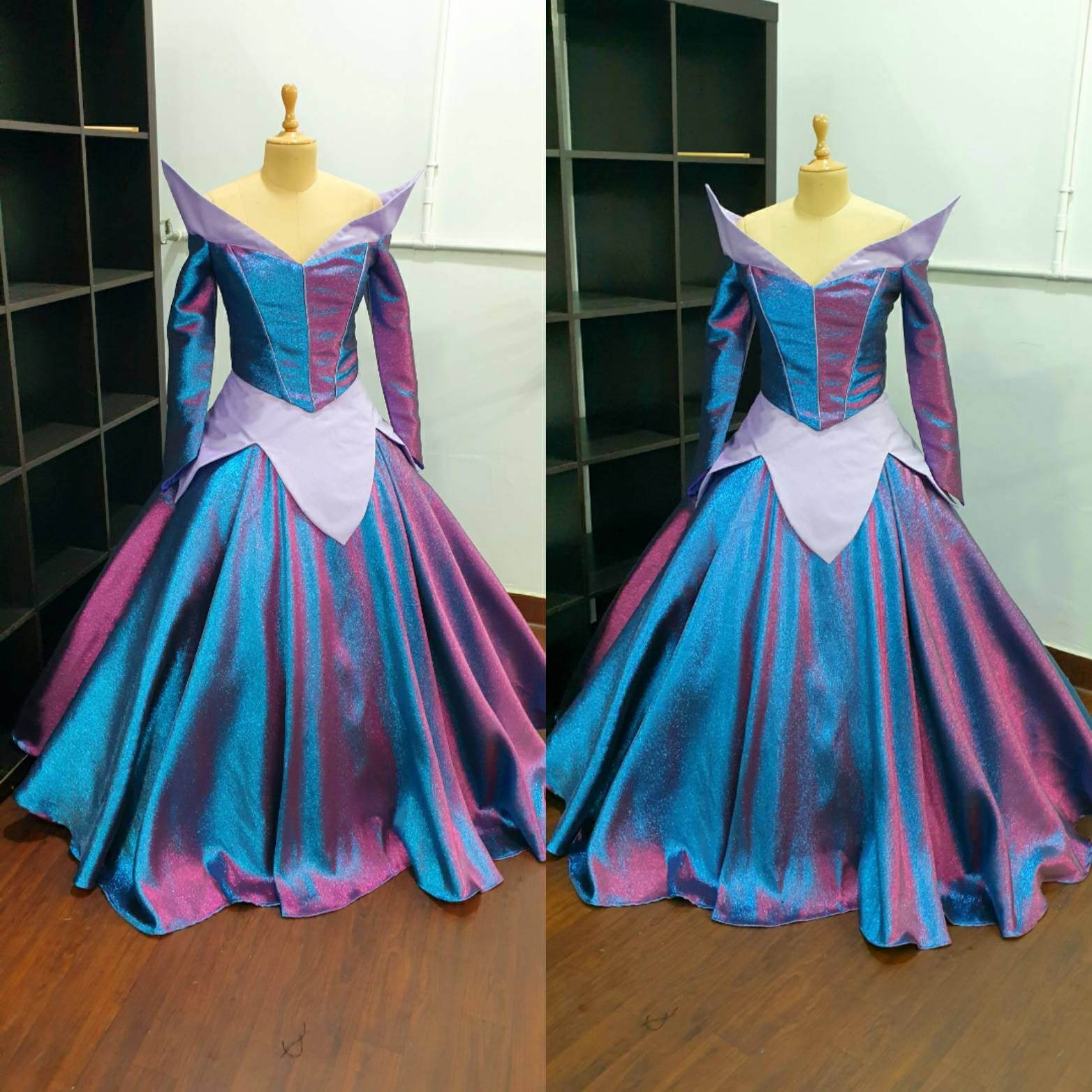 Color changing aurora Dress Cosplay costume – MJcostume