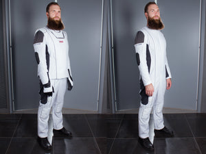 Astronaut inspired cosplay costume Men uniform overalls Space X inspired Halloween costume