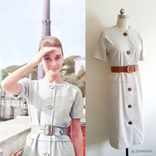 Load image into Gallery viewer, Holly Golightly dress Houndstooth dress Audrey Hepburn dress