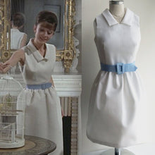 Load image into Gallery viewer, 1960s White Vintage Dress Audrey Hepburn dress Paris when it sizzles Movie style Dress