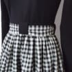 Load image into Gallery viewer, Audrey hepburn style long sleeve gingham check Dress
