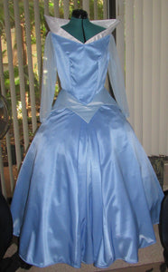 Classic Aurora Sleeping Beauty Princess Costume Gown Dress for Teens/Adults