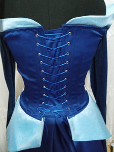 Customade princess Sleeping Beauty Aurora blue dres