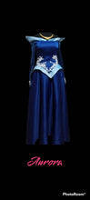 Load image into Gallery viewer, Customade princess Sleeping Beauty Aurora blue dres
