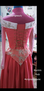 Aurora sleeping beauty cosplay costume