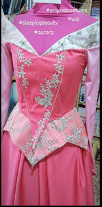 Aurora sleeping beauty cosplay costume