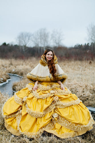 Beauty and The Beast Belle Wedding cosplay costume