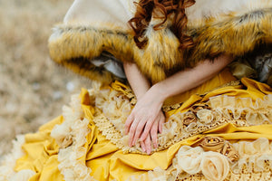 Beauty and The Beast Belle Wedding cosplay costume