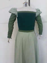 Load image into Gallery viewer, Belle&#39;s Green Library Dress