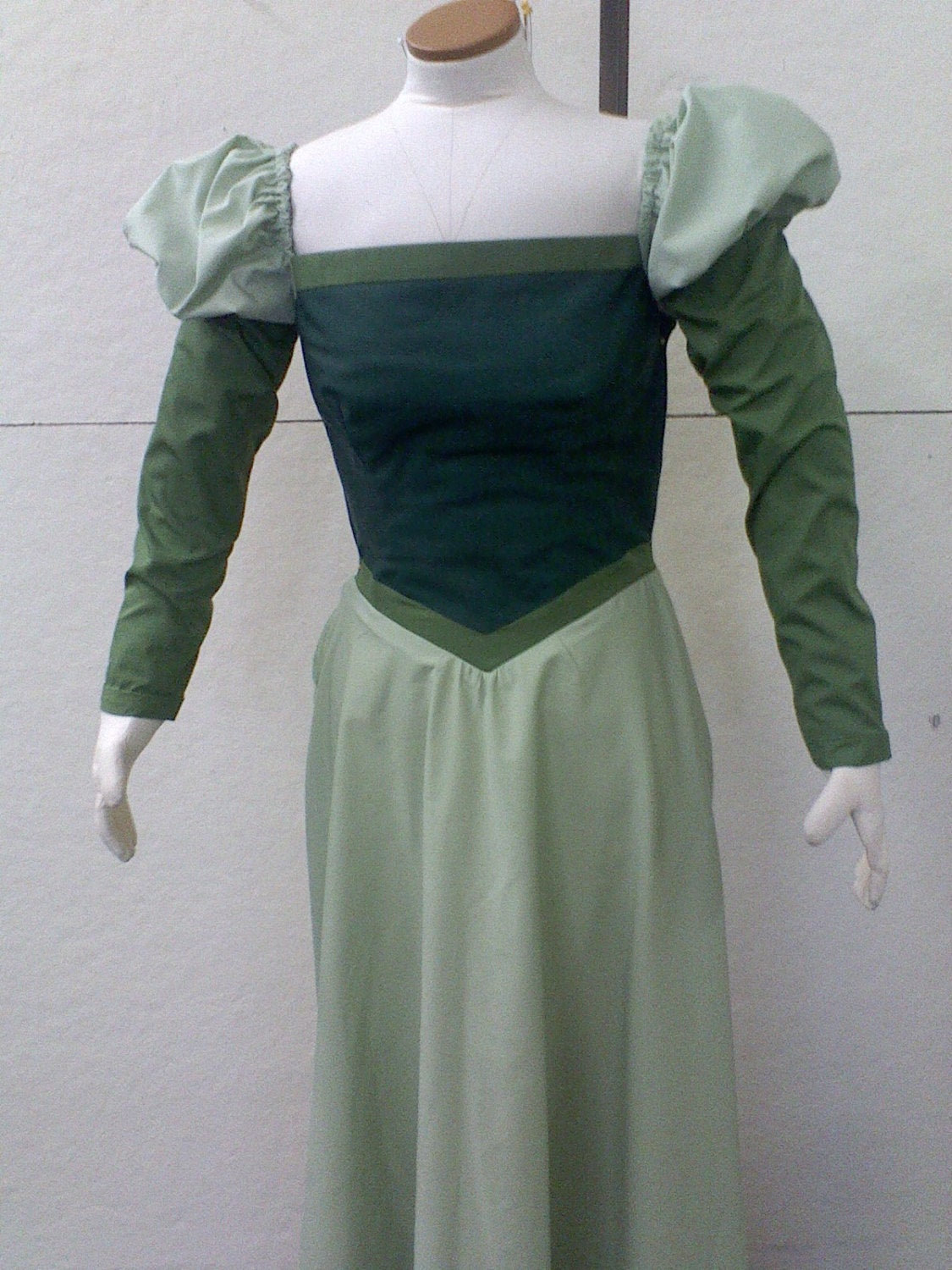 Belle's Green Library Dress MJcostume Belle's Green Library Dress MJcostume