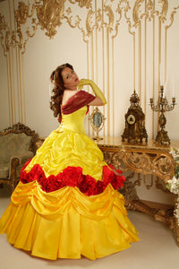 Belle Belle cosplay Belle Dress Costume Adult Belle cosplay costume princess dress