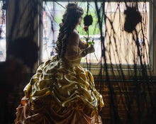 Load image into Gallery viewer, Belle&#39;s Gold Dress Costume Adult Belle cosplay costume Belle