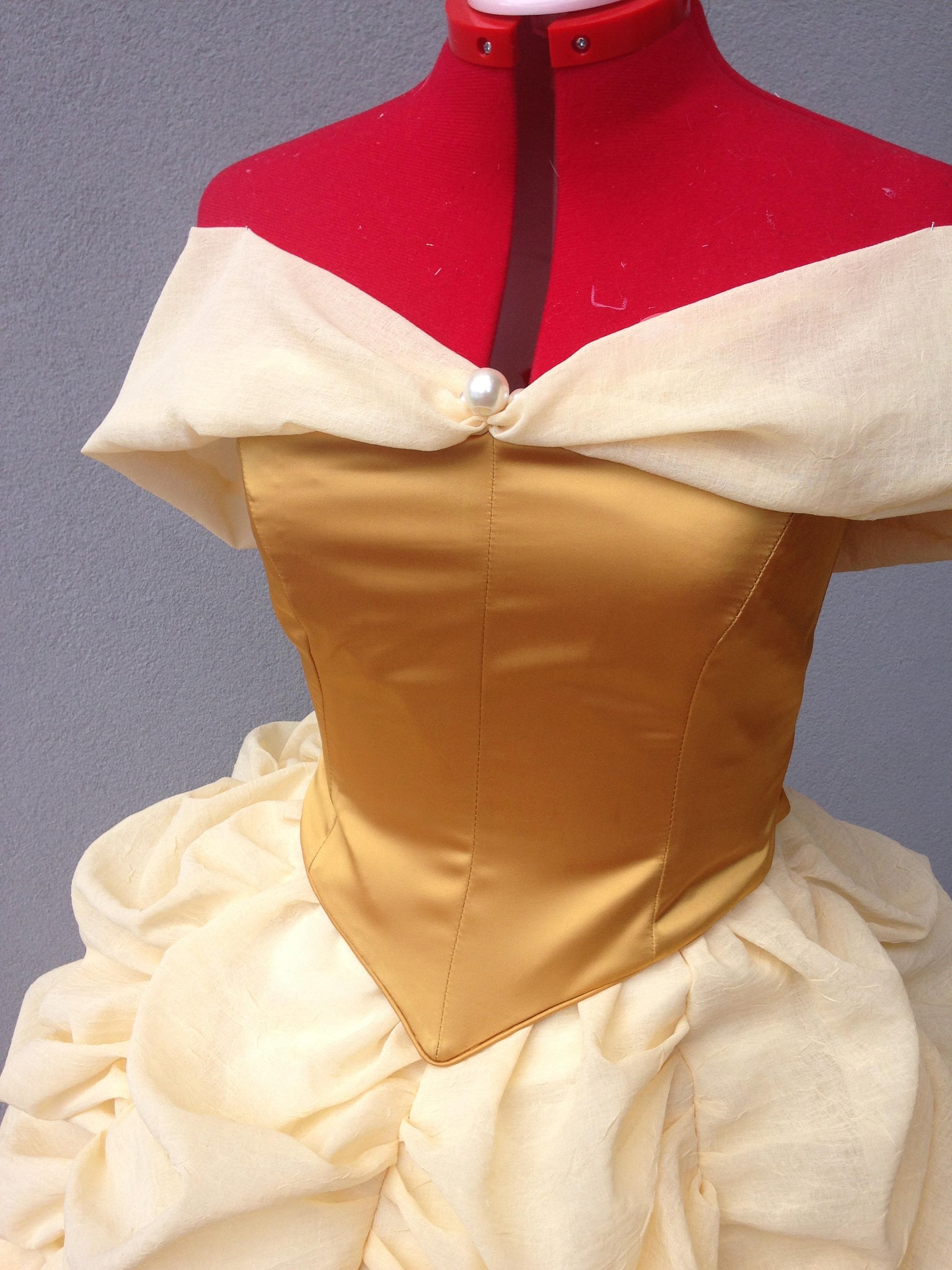Belle yellow dress from Beauty and the Beast costume – MJcostume Belle yellow dress from Beauty and the Beast costume – MJcostume