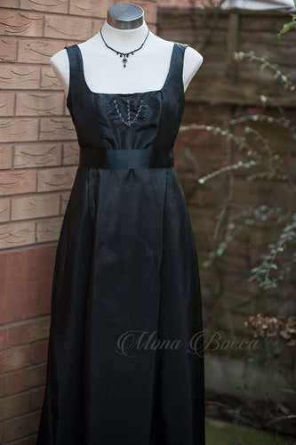 Titanic 1912 black Rose Edwardian Downton Abbey dress