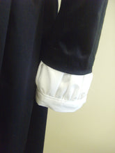 Load image into Gallery viewer, Black Victorian Dress - 1890s silhouette