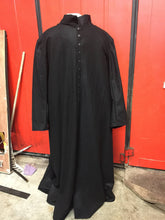 Load image into Gallery viewer, Black priests coat in wool