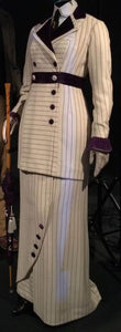 Delightful Valencienne Lace Belle Epoque Edwardian Sinking Dress