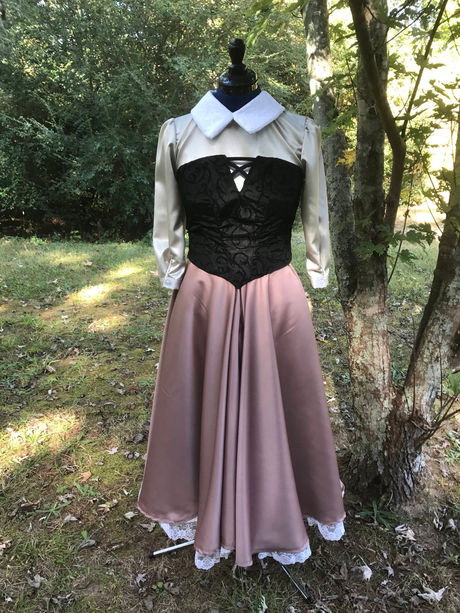 Briar Rose Sleeping Beauty Inspired Forest Peasant Dress Sleeping Beau MJcostume Briar Rose Sleeping Beauty Inspired Forest Peasant Dress Sleeping Beau MJcostume