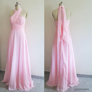 Infinity long wedding dress halter party dress Bridesmaid Dress Convertible dress