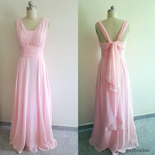 Infinity long wedding dress halter party dress Bridesmaid Dress Convertible dress