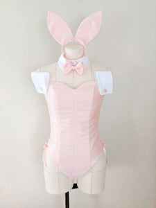 Bunny Suit Corset Halloween Costume Bodysuit Bunnysuit Adult