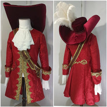 Load image into Gallery viewer, Captain James Hook Adult cosplay costume