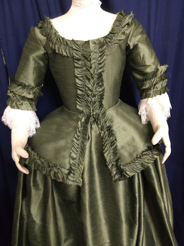 Caraco jacket and skirt - 18th century