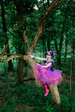 Load image into Gallery viewer, Pink Purple Petticoat Fairytale Cheshire Cat Cosplay Tulle Skirt Alice In Wonderland Fairy Costume
