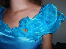 Load image into Gallery viewer, Cinderella 2015 Princess Costume Gown Dress for Girls Teens Adults w Choice of Butterflies or Bows