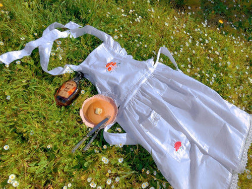 Cottagecore Apron 100% cotton cosplay costume