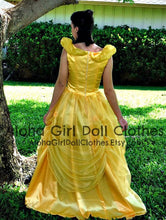 Load image into Gallery viewer, Classic Belle Princess Cosplay Costume Gown Dress for Girls Teens Adults