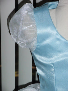 Classic Cinderella Princess Costume Gown Dress and Choker for Girls