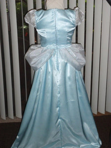 Classic Cinderella Princess Costume Gown Dress and Choker for Girls