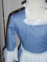 Load image into Gallery viewer, 1700s 4 Pc Colonial Work Dress Apron Shawl Mob Cap Outfit Costume for Teens Adults