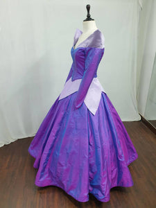 Color changing aurora Dress Cosplay costume