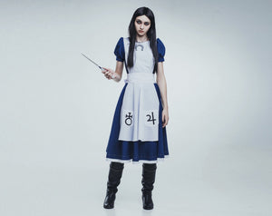 Cosplay Alice Madness Return Alice Costume Horror Costume Adult Cosplay Costume Women Cosplay Festival Clothing Cosplay Outfit Cosplay Prop