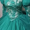Load image into Gallery viewer, Cosplay Ariel Teal gown Little mermaid dress