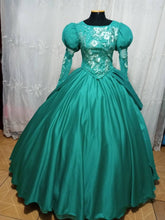 Load image into Gallery viewer, Cosplay Ariel Teal gown Little mermaid dress