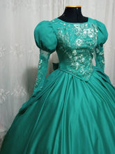 Load image into Gallery viewer, Cosplay Ariel Teal gown Little mermaid dress