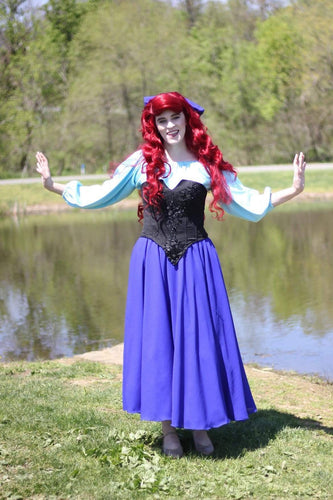 Princess Little mermaid Cosplay Ariel dress