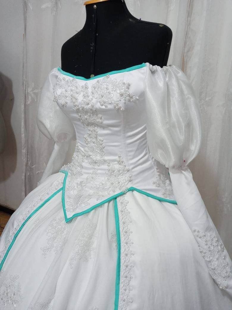 Princess dress Cosplay Ariel wedding dress MJcostume Princess dress Cosplay Ariel wedding dress MJcostume