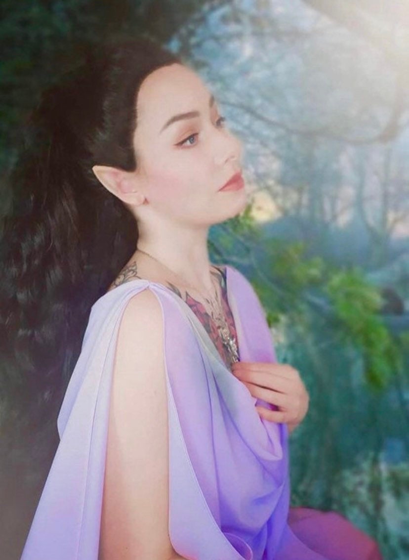 arwen purple dress Lord of the Ring Arwen Dress – MJcostume