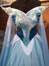 Load image into Gallery viewer, Sleeping Beauty princess hoopskirt Cosplay Aurora Blue dress