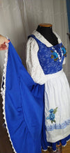 Load image into Gallery viewer, Beauty and the beast princess Cosplay Belle Blue dress