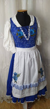 Load image into Gallery viewer, Beauty and the beast princess Cosplay Belle Blue dress