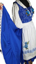 Load image into Gallery viewer, Beauty and the beast princess Cosplay Belle Blue dress