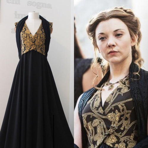 GOT Cosplay Margaery Black Tyrell dress