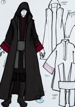 Load image into Gallery viewer, MADE TO ORDER Costume Sith Acolyte inspired total look