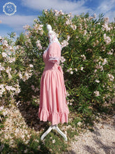 Load image into Gallery viewer, Women Cotton Romantic Inspired Cathy Elegant Pink Dress
